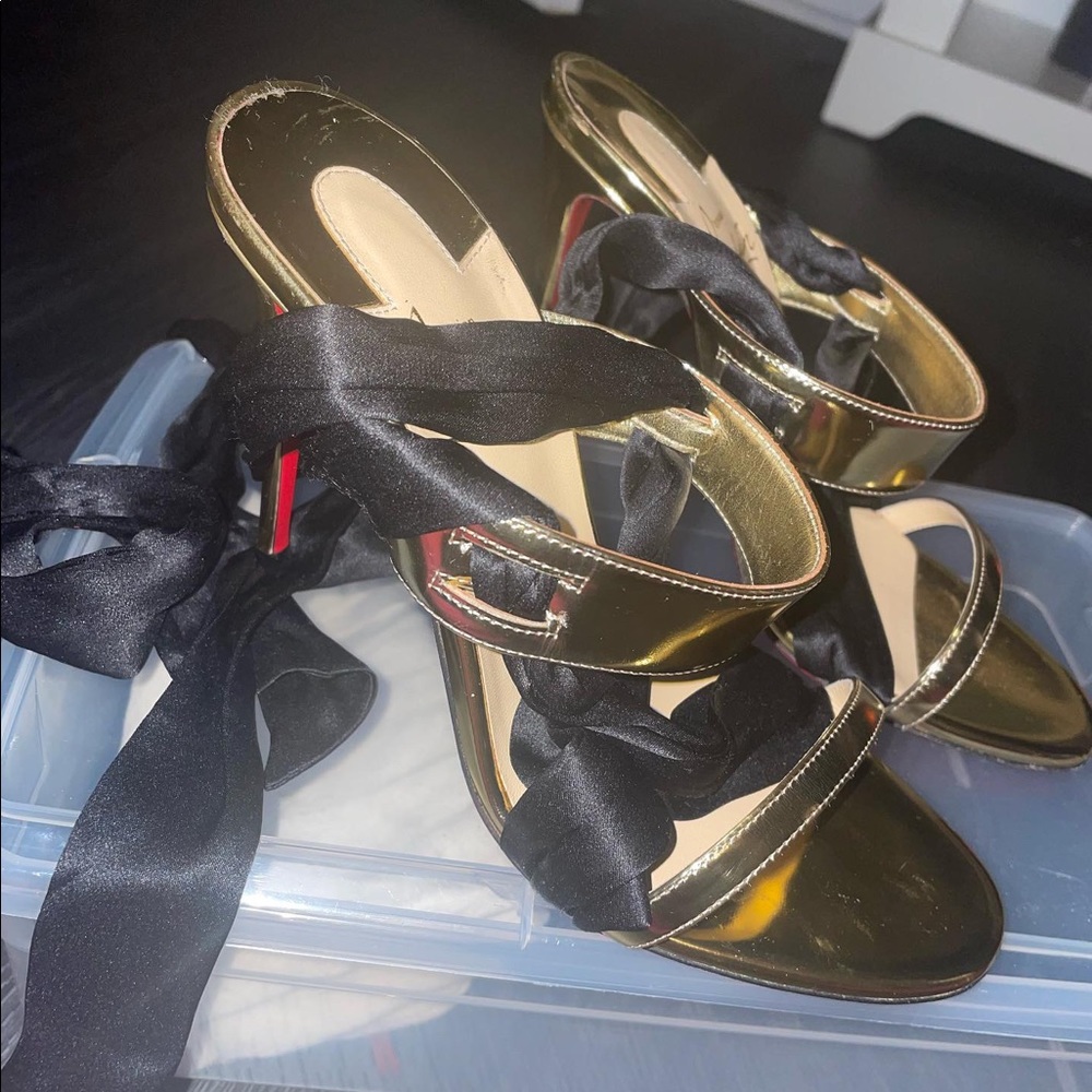 Christian Louboutin Tie Up Heels - Picture 10 of 11